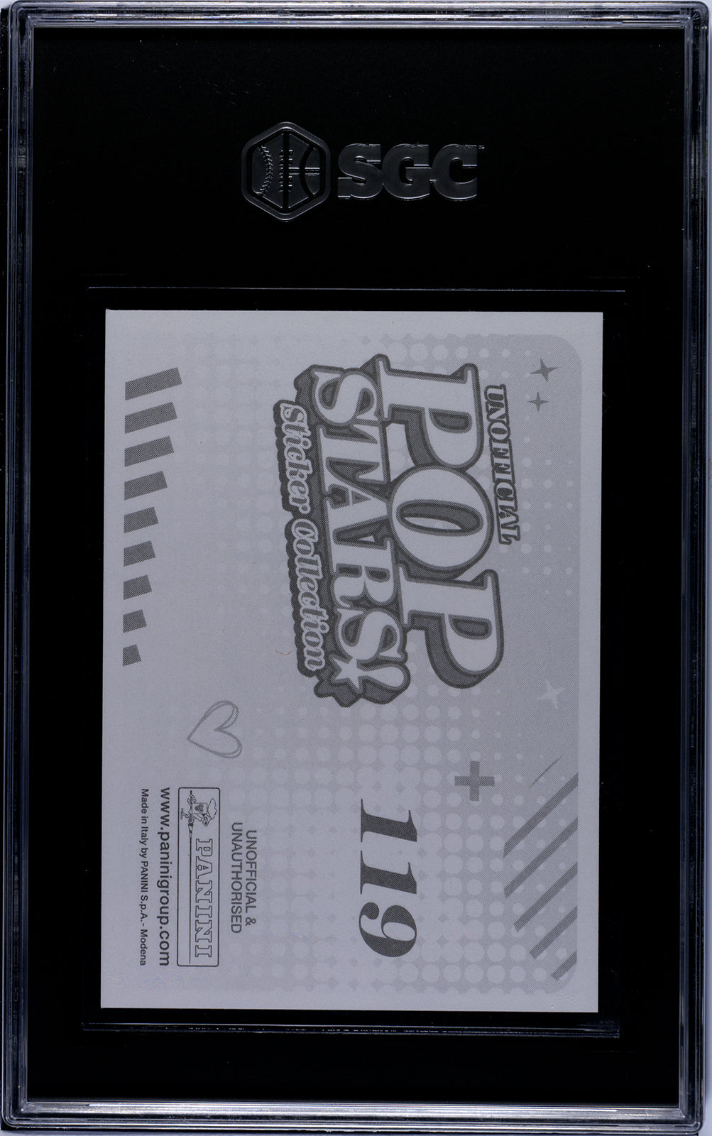 2025 Panini Pop Stars #119 Olivia Rodrigo (UK) SGC 9.5 Pop 1 (Music)