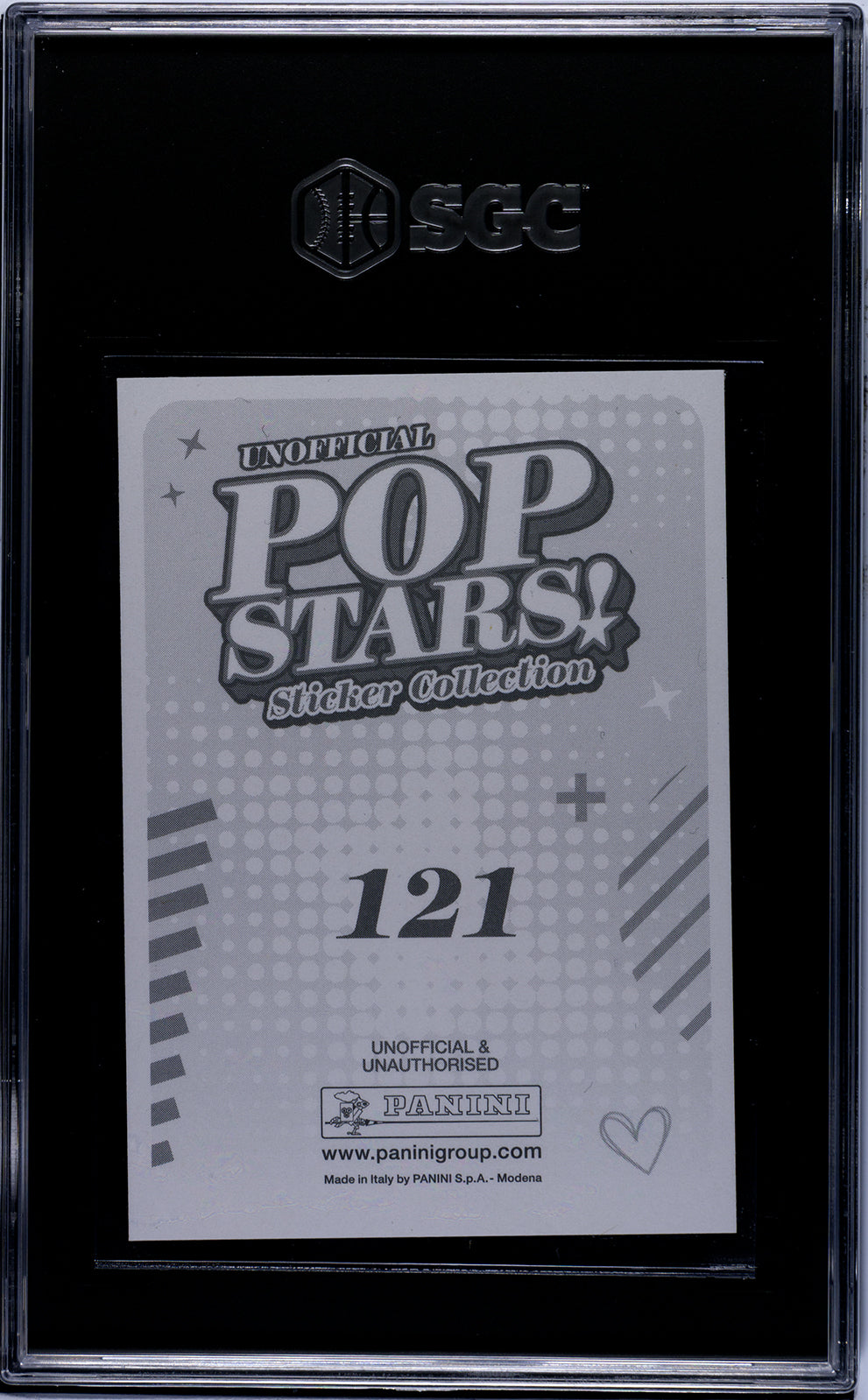 2025 Panini Pop Stars #121 Olivia Rodrigo (UK) SGC 10 Pop 1 (Music)