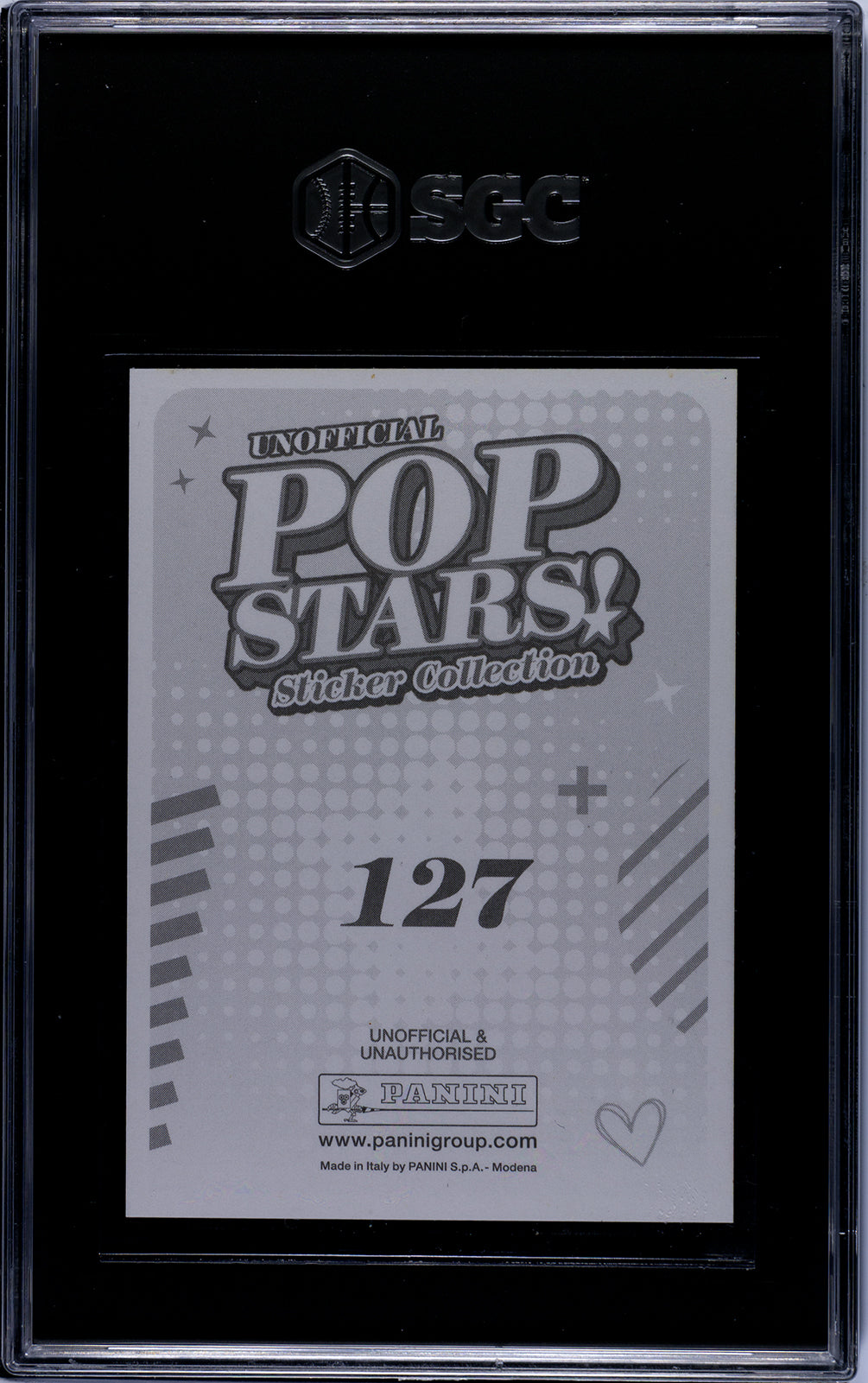 2025 Panini Pop Stars #127 Olivia Rodrigo (UK) SGC 10 Pop 1 (Music)