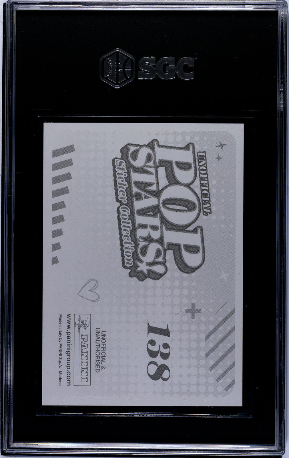 2025 Panini Pop Stars #138 Charli XCX (UK) SGC 10 Pop 1 (Music)