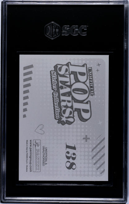 2025 Panini Pop Stars #138 Charli XCX (UK) SGC 10 Pop 1 (Music)