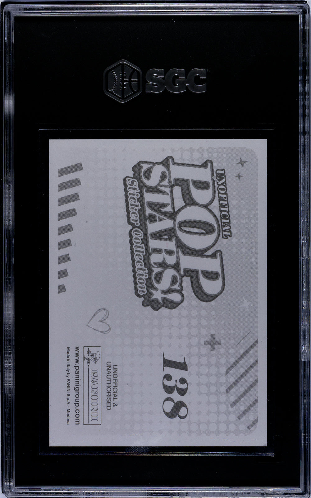 2025 Panini Pop Stars #138 Charli XCX (UK) SGC 9.5 Pop 1 (Music)