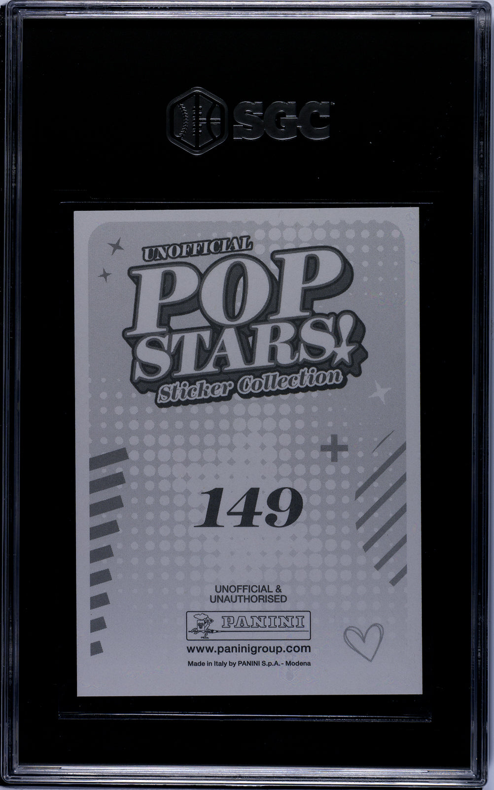 2025 Panini Pop Stars #149 Dua Lipa (UK) SGC 9.5 Pop 1 (Music)