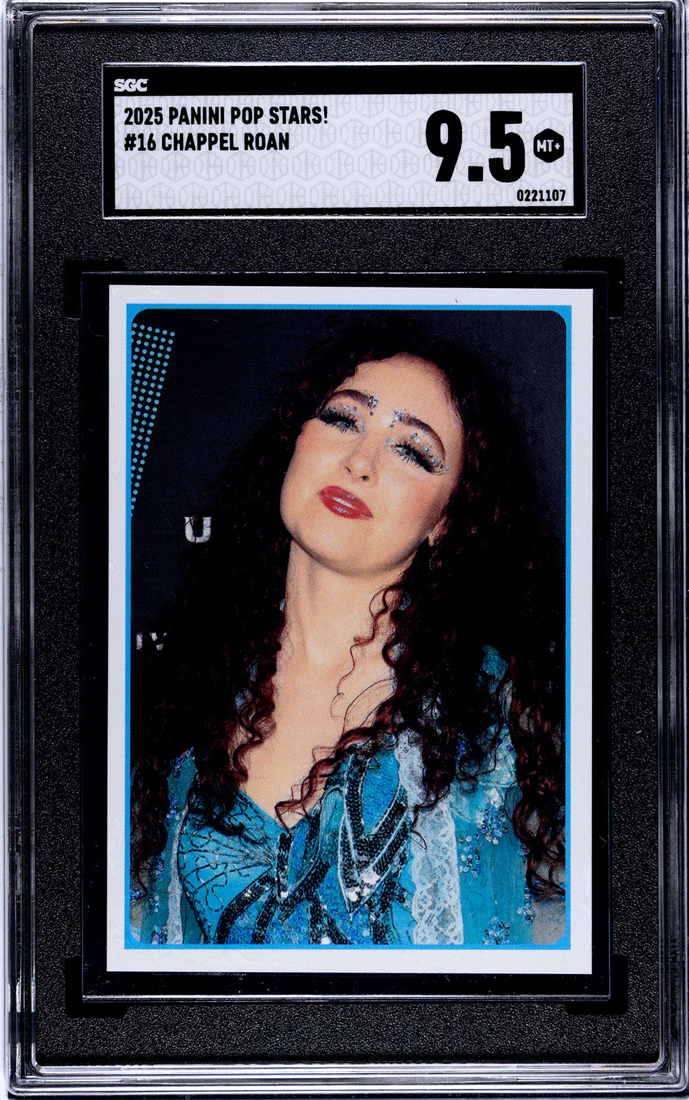 2025 Panini Pop Stars #16 Chappel Roan (UK) SGC 9.5 Pop 1 (Music)