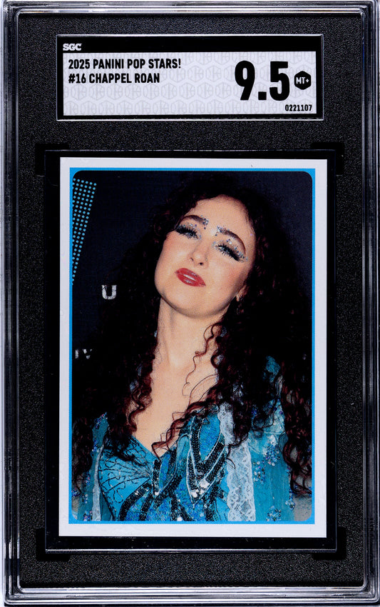 2025 Panini Pop Stars #16 Chappel Roan (UK) SGC 9.5 Pop 1 (Music)
