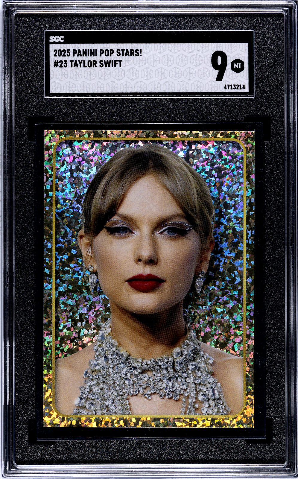 2025 Panini Pop Stars #23 Taylor Swift (UK) SGC 9 Pop 1 (Music)
