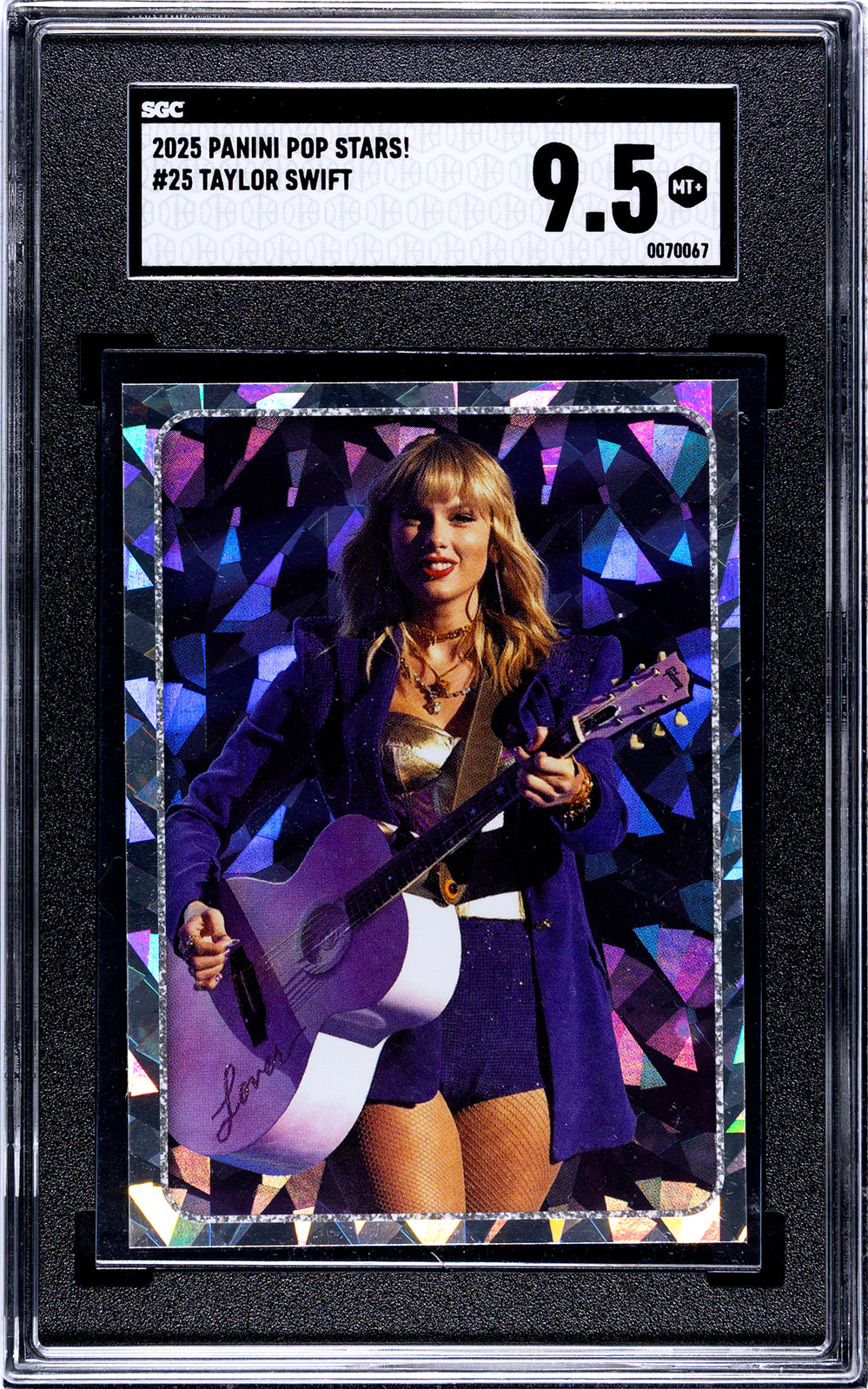2025 Panini Pop Stars #25 Taylor Swift (UK) SGC 9.5 Pop 1 (Music)