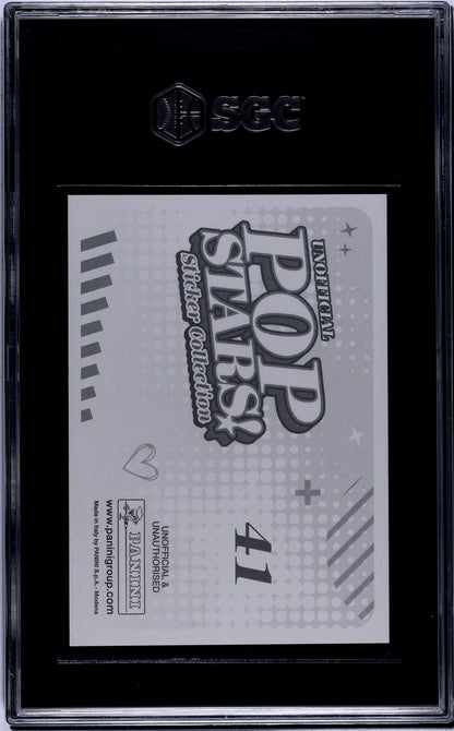 2025 Panini Pop Stars #41 Billie Eilish (UK) SGC 9.5 Pop 1 (Music)