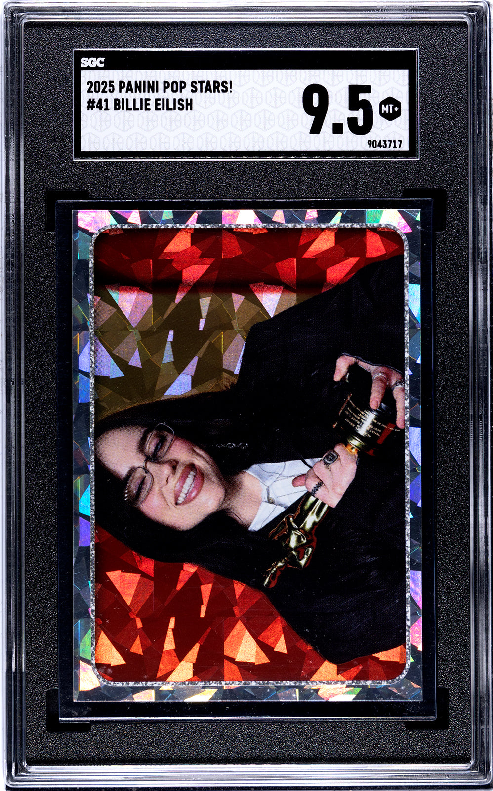 2025 Panini Pop Stars #41 Billie Eilish (UK) SGC 9.5 Pop 1 (Music)