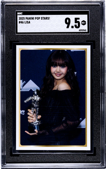 2025 Panini Pop Stars #46 Lisa (UK) SGC 9.5 Pop 1 (Music)