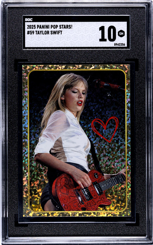 2025 Panini Pop Stars #59 Taylor Swift (UK) SGC 10 Pop 1 (Music)