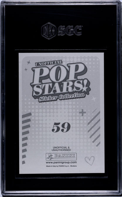 2025 Panini Pop Stars #59 Taylor Swift (UK) SGC 9.5 Pop 1 (Music)