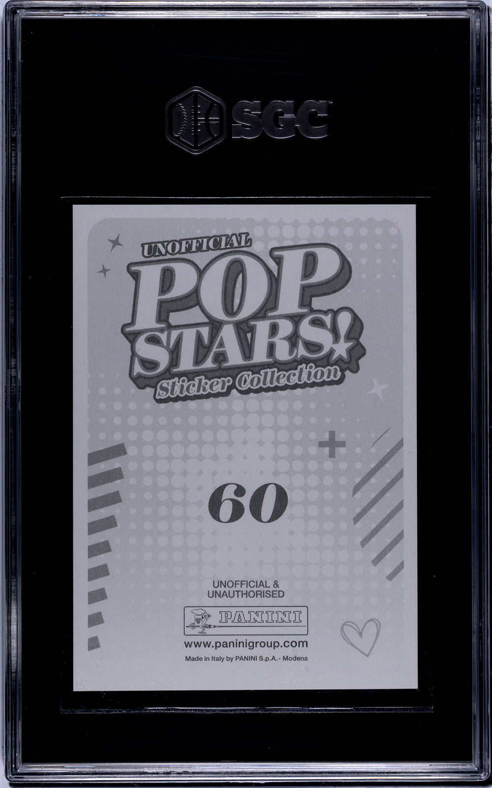 2025 Panini Pop Stars #60 Chappel Roan (UK) SGC 10 Pop 1 (Music)