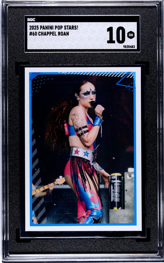 2025 Panini Pop Stars #60 Chappel Roan (UK) SGC 10 Pop 1 (Music)