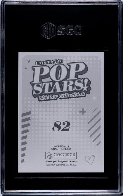 2025 Panini Pop Stars #82 Sabrina Carpenter (UK) SGC 7 Pop 2 (Music)