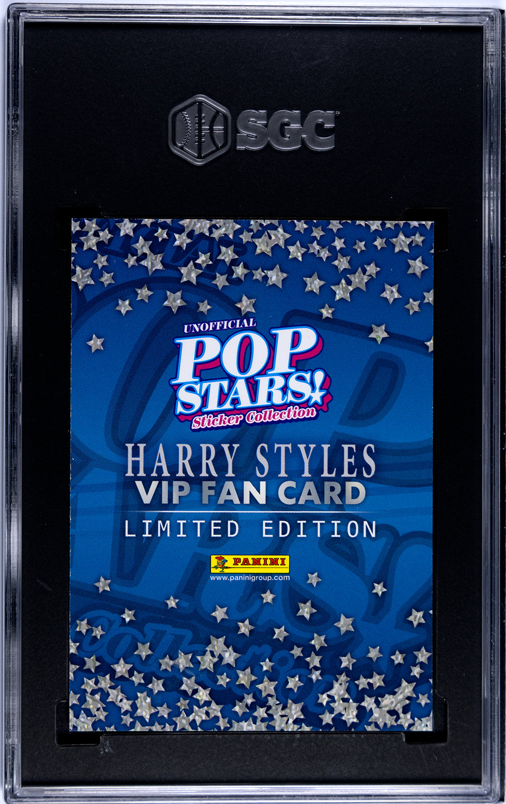 2025 Panini Pop Stars Harry Styles Limited Edition VIP (UK) SGC 9 Pop 1 (Music)