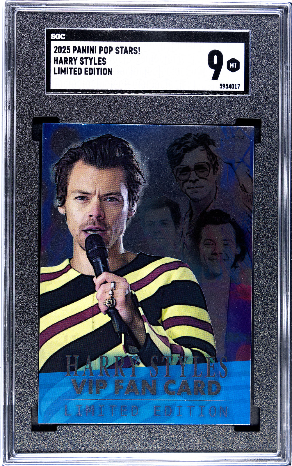 2025 Panini Pop Stars Harry Styles Limited Edition VIP (UK) SGC 9 Pop 1 (Music)