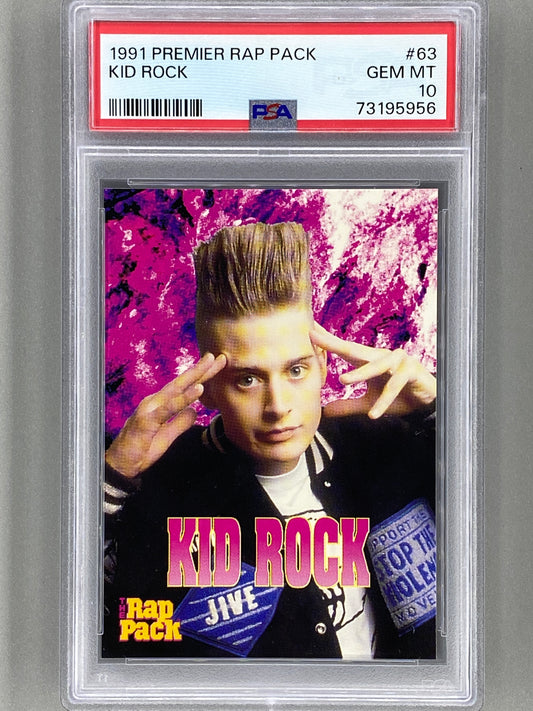 1991 Premier Rap Pack #63 Kid Rock PSA 10 - Pop 22 (Music)