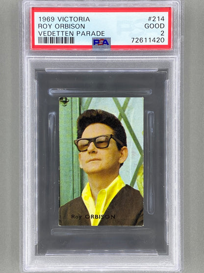 1969 Victoria #214 Roy Orbison Vedetten Parade PSA 2 - Pop 2 (Music) READ