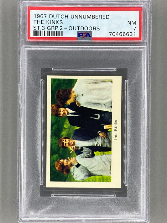 1967 Dutch Unnumbered The Kinks Set 3 Group 2 Outdoors PSA 7 - Pop 2 (Music)