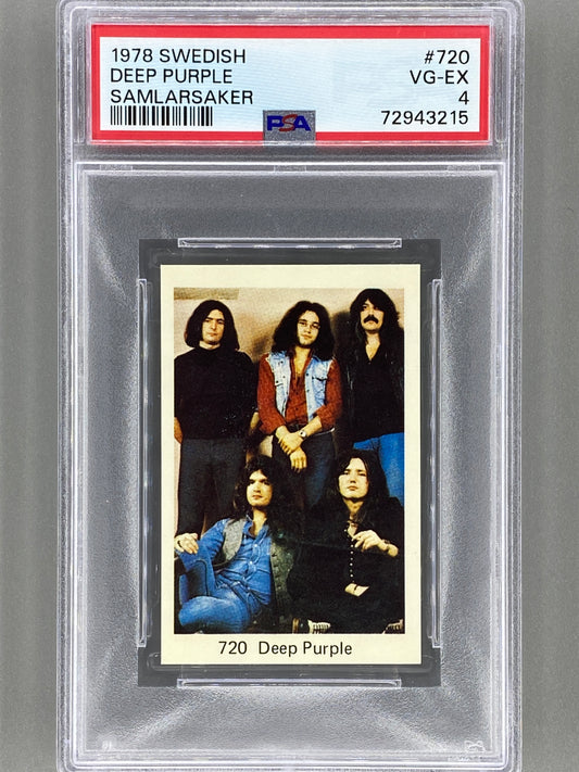 1978 Swedish #720 Deep Purple Samlarsaker PSA 4 Pop 1 (Music)