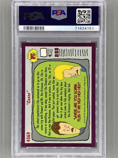 1994 Topps Beavis And Butt-Head #4569 Canoe PSA 7 - Pop 1 (Pop Culture)