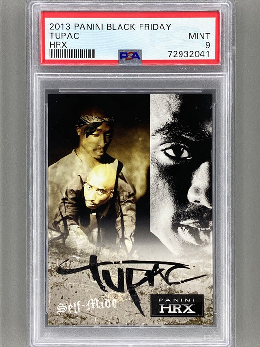 2013 Panini Black Friday Tupac HRX PSA 9 Pop 87 (Music)