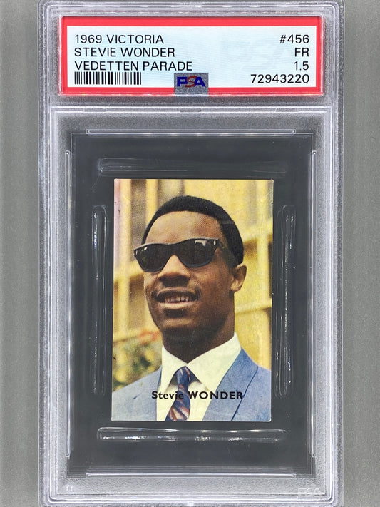 1969 Victoria #456 Stevie Wonder Vedetten Parade PSA 1.5 - Pop 1 (Music) READ