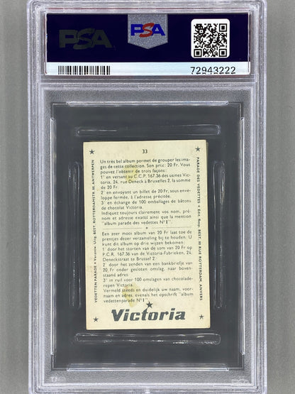 1969 Victoria #33 Ray Charles Vedetten Parade PSA 2 - Pop 1 (Music) READ