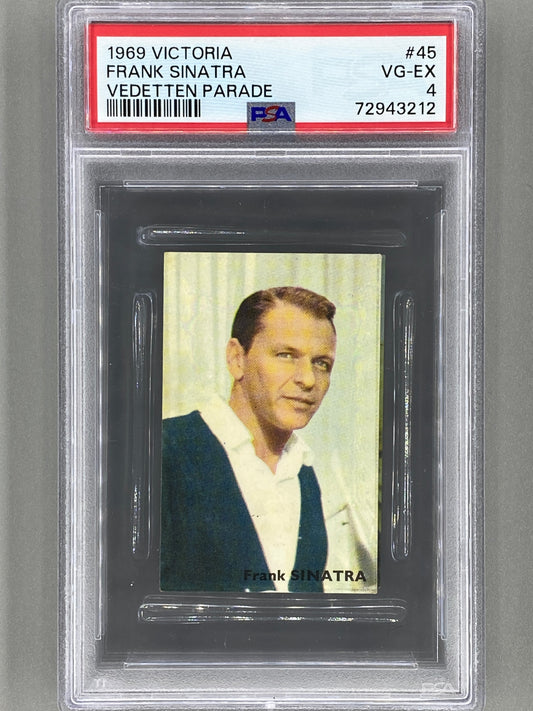 1969 Victoria #45 Frank Sinatra Vedetten Parade PSA 4 - Pop 1 (Music)