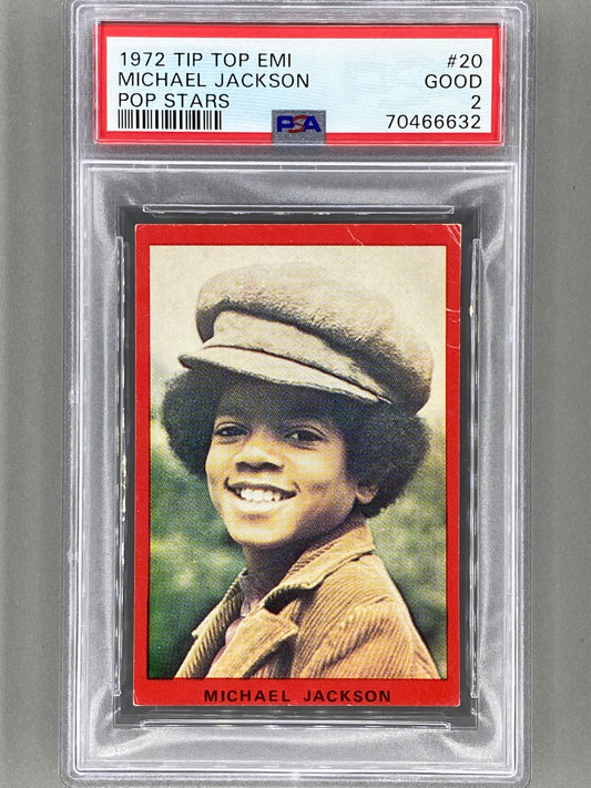 1972 Tip Top EMI #20 Michael Jackson Pop Stars PSA 2 - Pop 2 (Music)