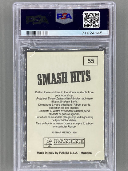 1995 Panini #55 Billie Joe Armstrong Smash Hits Stickers PSA 9 Pop 8 (Music)