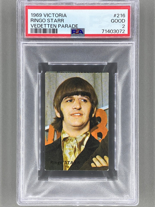 1969 Victoria #216 Ringo Starr Vedetten Parade PSA 2 - Pop 5 (Music) READ