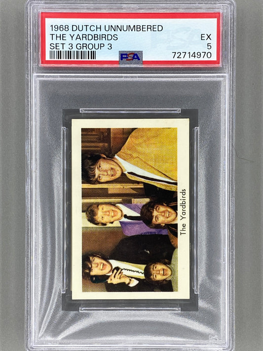 1968 Dutch Unnumbered The Yardbirds Set 3 Group 3 PSA 5 - Pop 3 (Music)