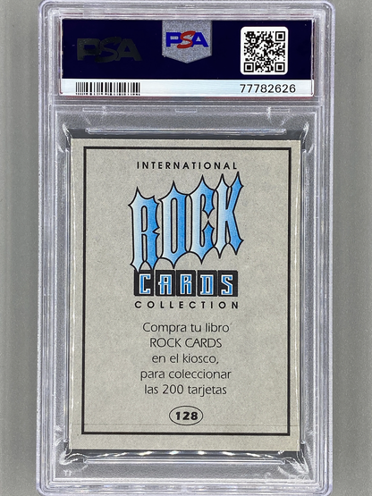 1994 Ultra Figus #128 Bret Michaels Intl Rock Cards Poison PSA 6 - Pop 1 (Music)