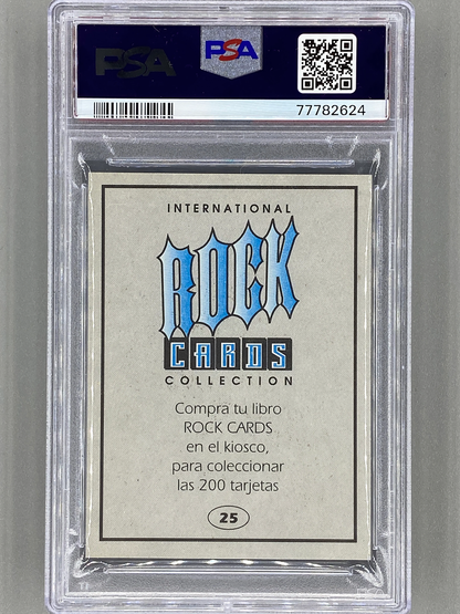 1994 Ultra Figus #25 Brian Johnson Intl Rock Cards Collection AC/DC PSA 8 Pop 1 (Music)
