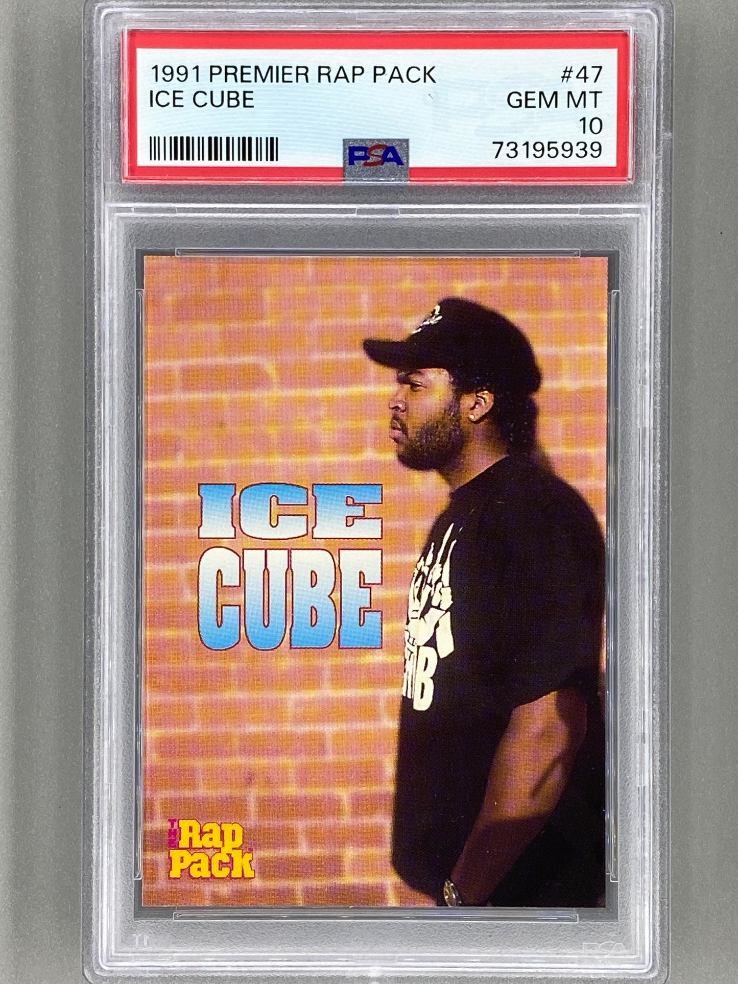 1991 Premier Rap Pack #47 Ice Cube PSA 10 (Music)