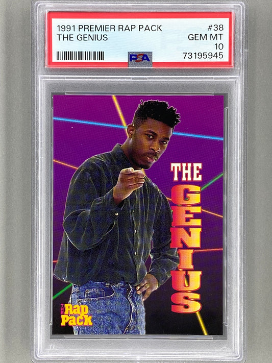 1991 Premier Rap Pack #38 The Genius PSA 10 (Music)