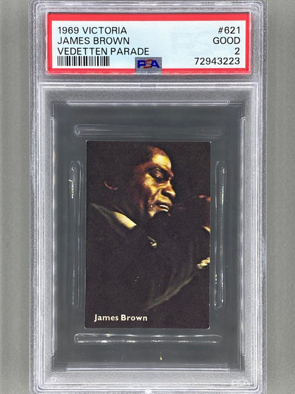 1969 Victoria #621 James Brown Vedetten Parade PSA 2 - Pop 1 (Music) READ