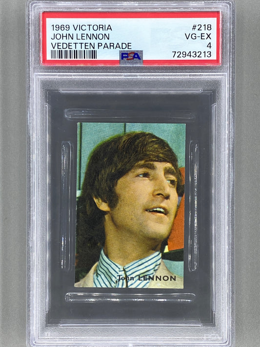 1969 Victoria #218 John Lennon Vedetten Parade PSA 4 - Pop 1 (Music)