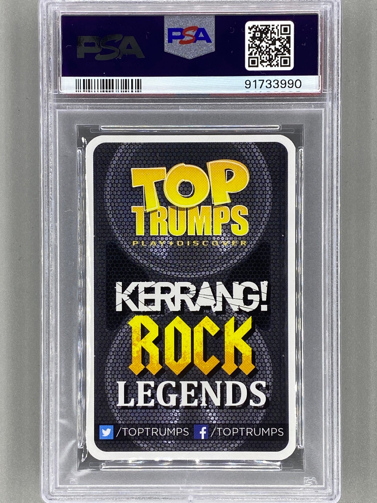 2014 Top Trumps Kurt Cobain Kerrang Rock Legends PSA 10 Pop 1 (Music)