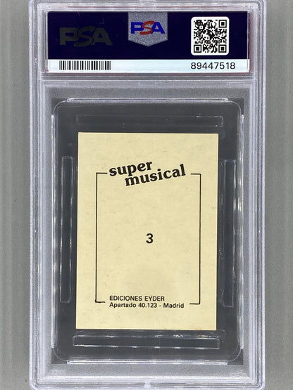 1984 Ediciones Eyder #3 Led Zeppelin Super Musical PSA 7 (OC) Pop 2 (Music)