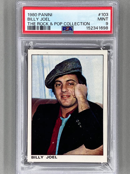 1980 Panini #103 Billy Joel The Rock & Pop Collection PSA 9 Pop 3 (Music)