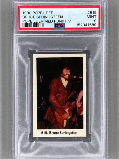 1980 Popbilder #519 Bruce Springsteen Med Punkt V PSA 9 Pop 11 (Music)
