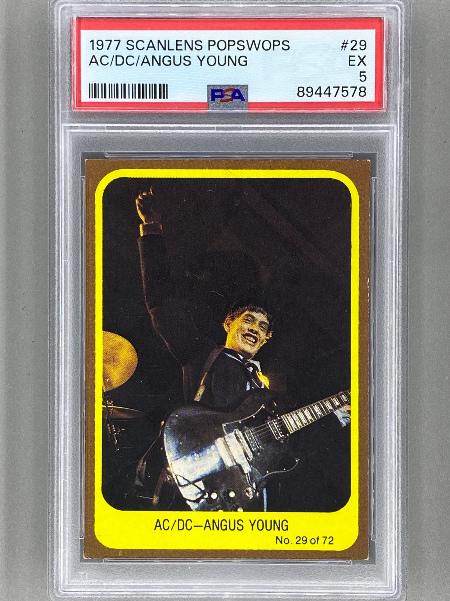 1977 Scanlens Popswops AC/DC Australian 10 Card Subset -PSA Graded- Rare (Music)