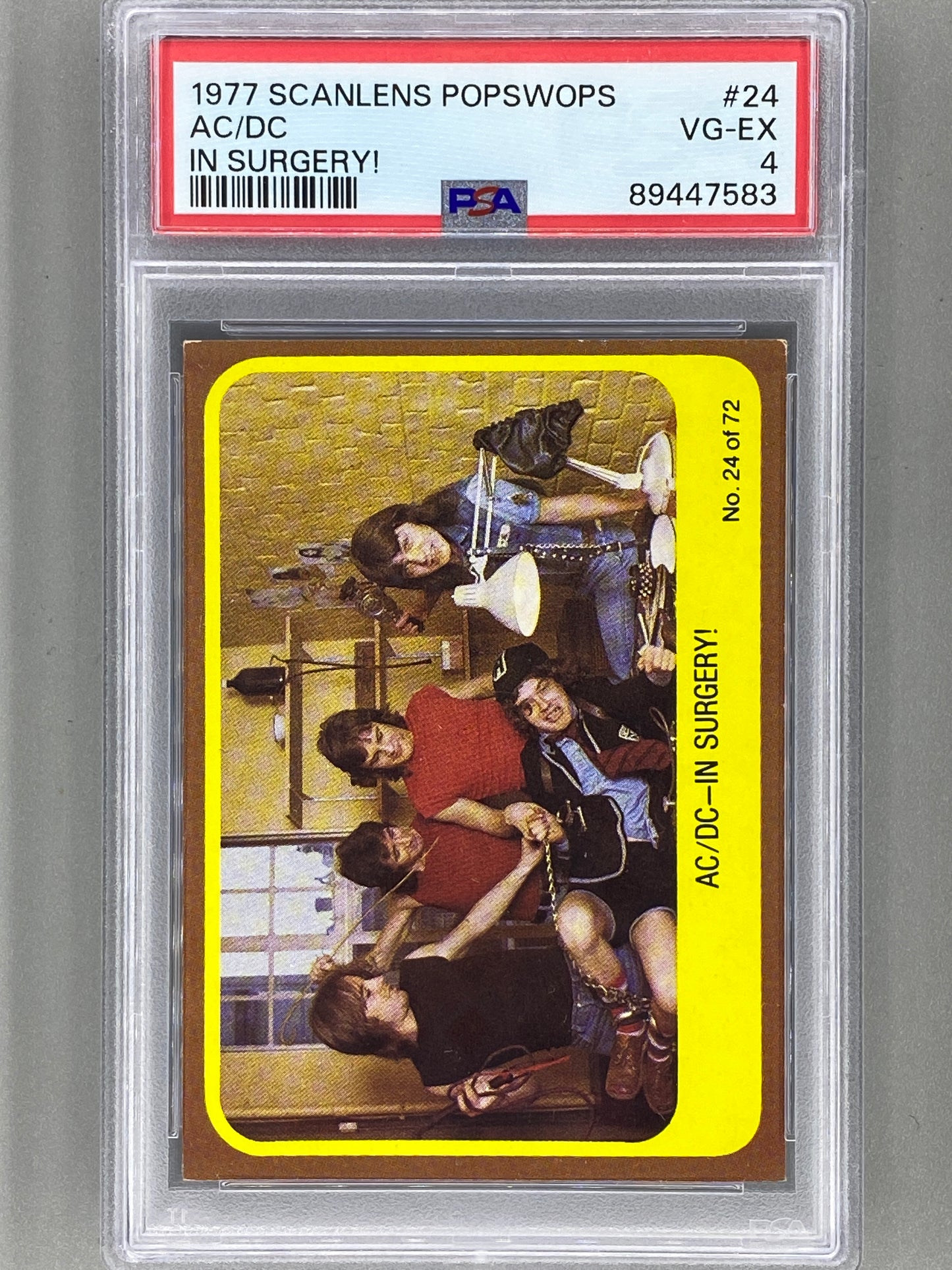 1977 Scanlens Popswops AC/DC Australian 10 Card Subset -PSA Graded- Rare (Music)