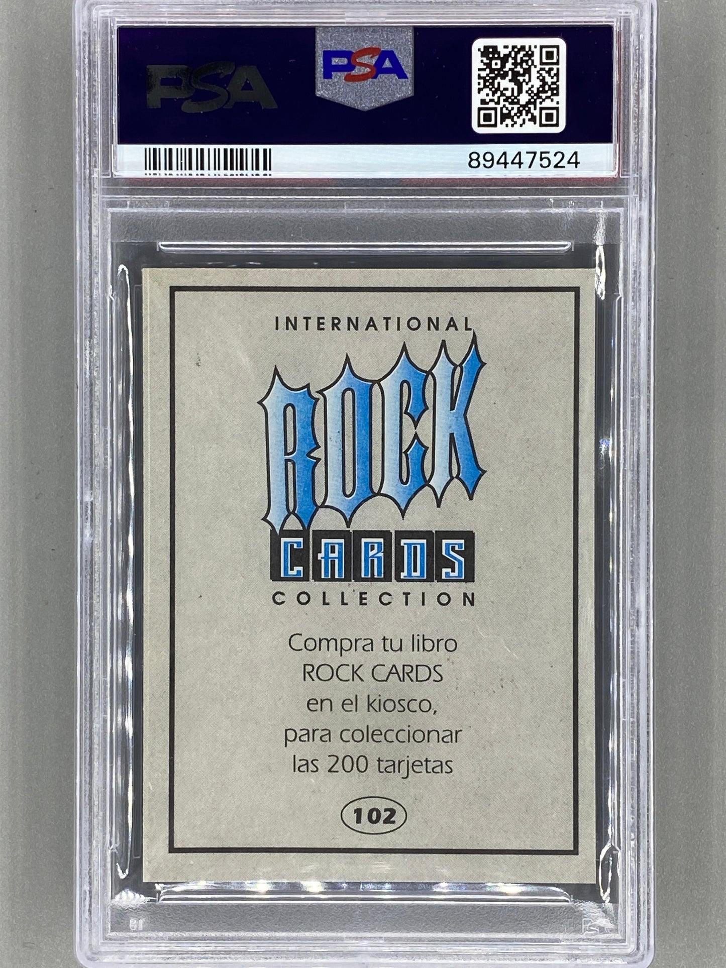 1994 Ultra Figus #102 Kurt Cobain Intl Rock Cards Nirvana PSA 5 Pop 2 (Music)