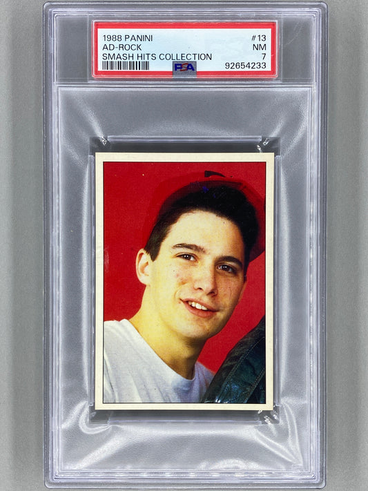 1988 Panini #13 Ad Rock (Beastie Boys) Smash Hits Collection PSA 7 Pop 3 (Music)