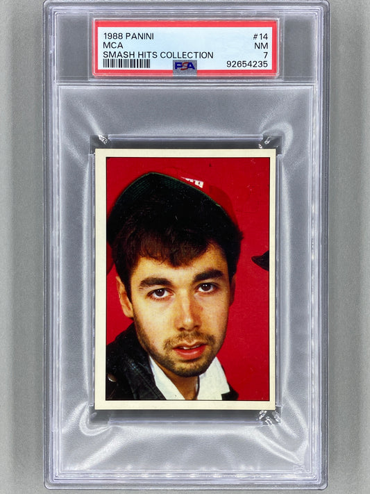 1988 Panini #14 MCA (Beastie Boys) Smash Hits Collection PSA 7 Pop 1 (Music)