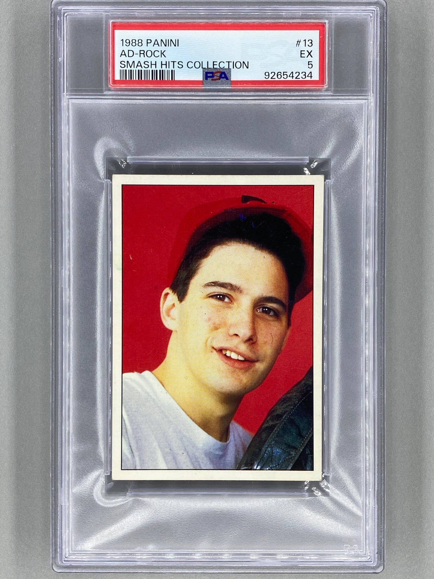 1988 Panini #13 Ad Rock (Beastie Boys) Smash Hits Collection PSA 6 Pop 1 (Music)